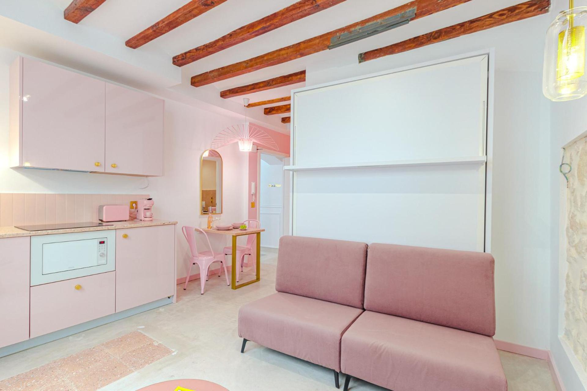 Glamorous Pink Studio In City Center Аликанте Екстериор снимка